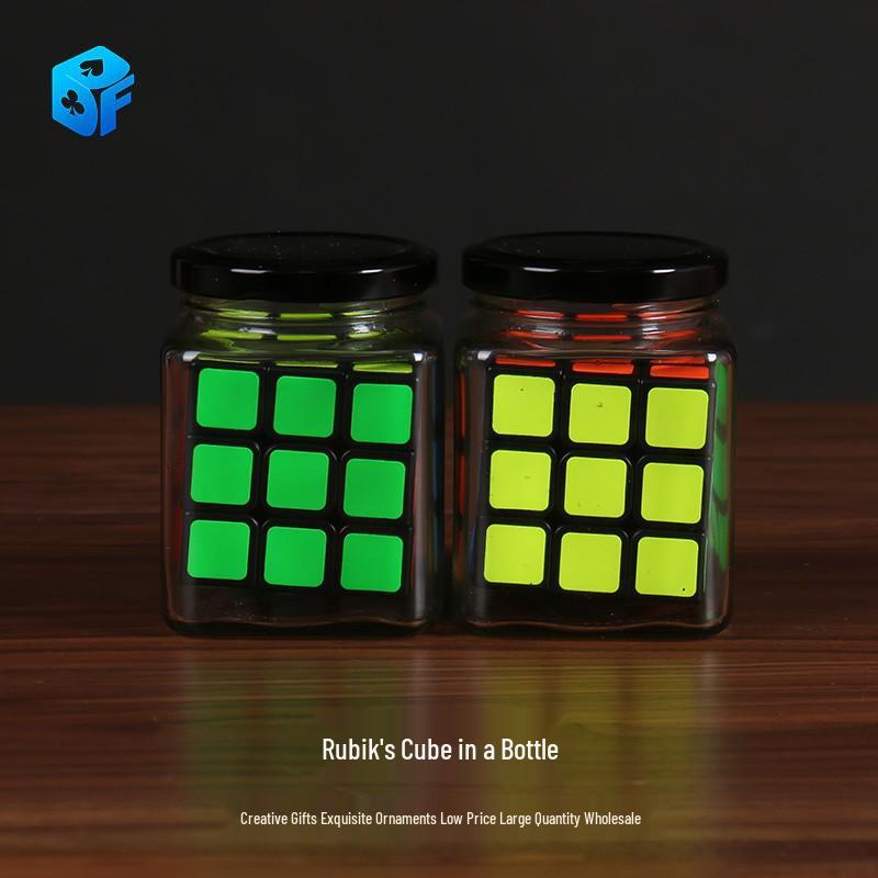 

Romantic Rubik’s Cube Magic Bottle: Creative Gift for Girls
