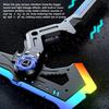Interstellar Battle Ax Toy Spark with Smoke Effect Transforming Weapon LED 7 Sci-fi RGB Colors Dynamic Sound Haptic Feedback for Kids Dual Function