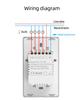 2023 New Arriving Touch Wall Switch Tuya Smart Home Wall Switch US & EU Standard 1/2/3/4 Gang Wall Switch with Metal Bezel