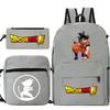 Dragon ball dragon ball three-piece set animation periphery new pencil case set leisure student backpack
