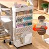 Compact Desk Bookshelf & Organizer - Multifunctional, Large Capacity for Classroom or Office Use