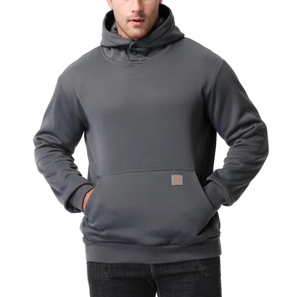 Mikiny pro muže s dlouhým rukávem, ležérní pulovr, teplé zimní