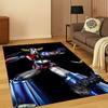 Cartoon UFO Robot Grendizer Anime Carpet Rug for Bedroom Living Room Sofa Doormat Home Decor,Kid Game Area Rug Non-slip Gift