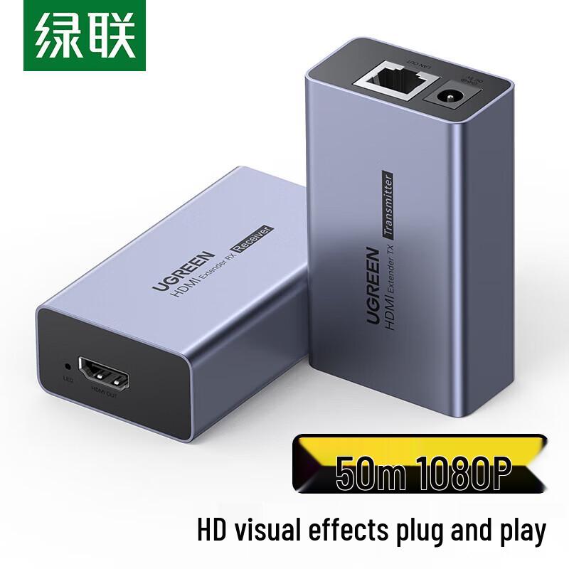 Ugreen HDMI Extender over Single Cat5e/6 Cable, 1080P 50m