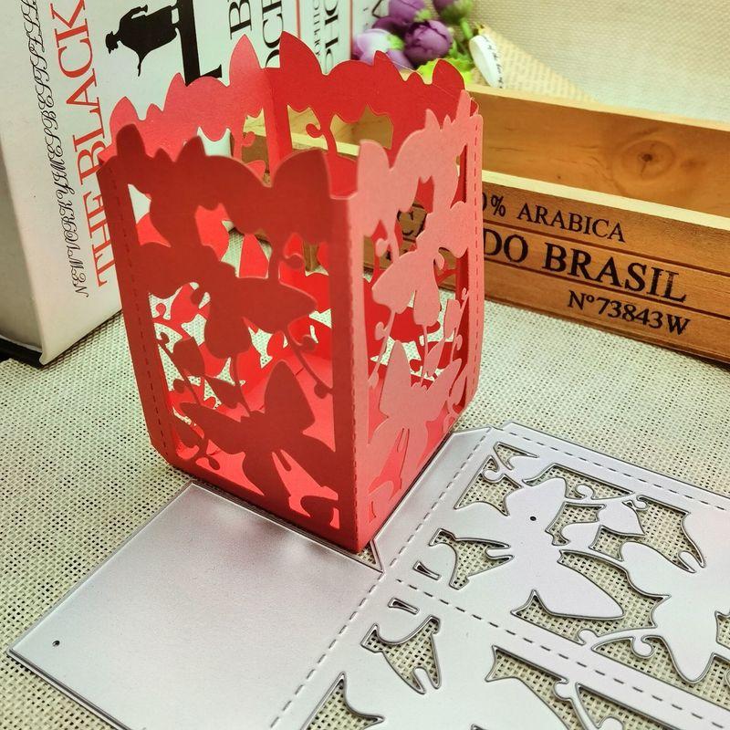 3D Carbon Steel Embossing Cutting Dies Hollow Butterfly Lantern  for DIY Scrapbooking Card Album Embossing Crafts Die Cut