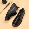 Fashion Leather Mens Casual Shoes Breathable Business Lace-Up Handmade Shoes Hot Sale Brand Classic Men Shoes Flats Moccasins