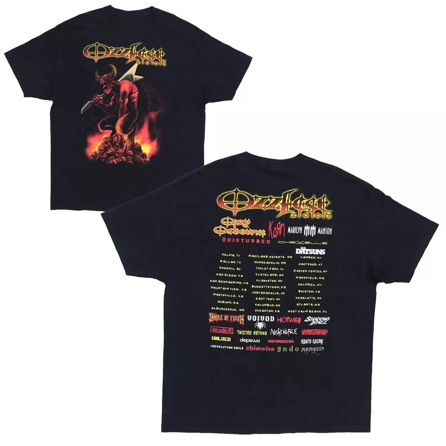 HOT NEW!! 2003 Ozzy Osbourne Ozzfest Tour Shirt ALL COLOR S-5XL XXXXL