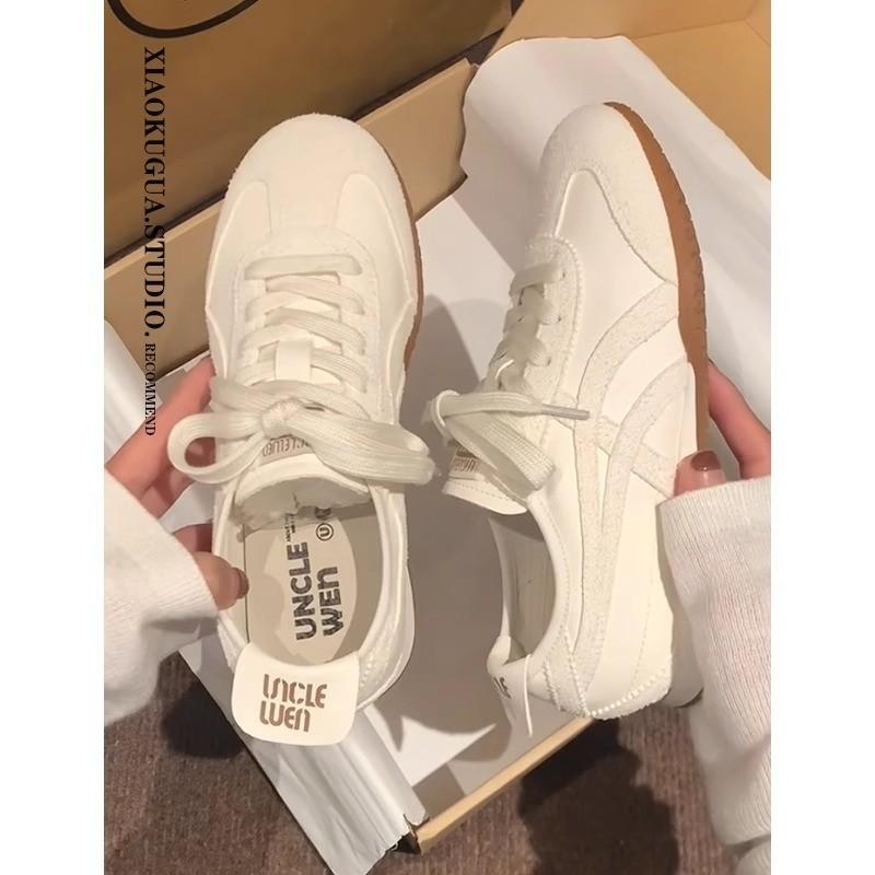 Retro Forrest Gump training shoes women's 2025 new summer soft-soled casual sports shoes flat-soled versatile white shoes