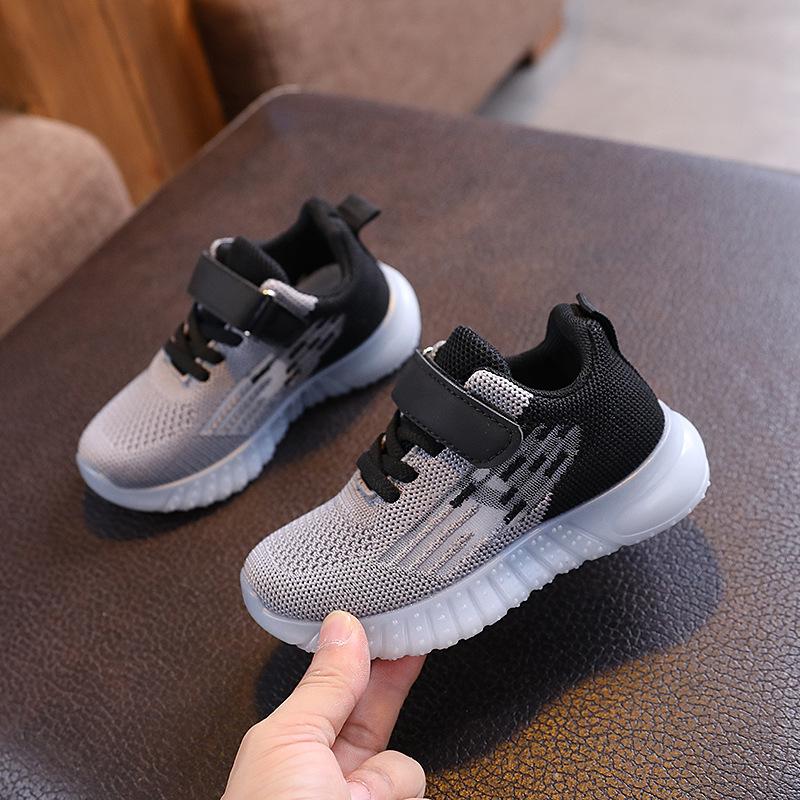 

Spring Sneakers Kids New Fashion Simple Girl Shoes Comfort Soft Sports Boy Shoes Classic Trendy Breathable Casual Shoes Zapatos 26insole15.5cm чёрный