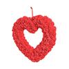 Valentines Day Wreath Heart Wall Decoration Fashion Valentine Wreath Door Wreath for Wedding Holiday Party Patio Living Room