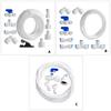 Water Purification Fittings Assembly Universals Connection Set Convenient Water Hose Set for Fridges and Ice Makers