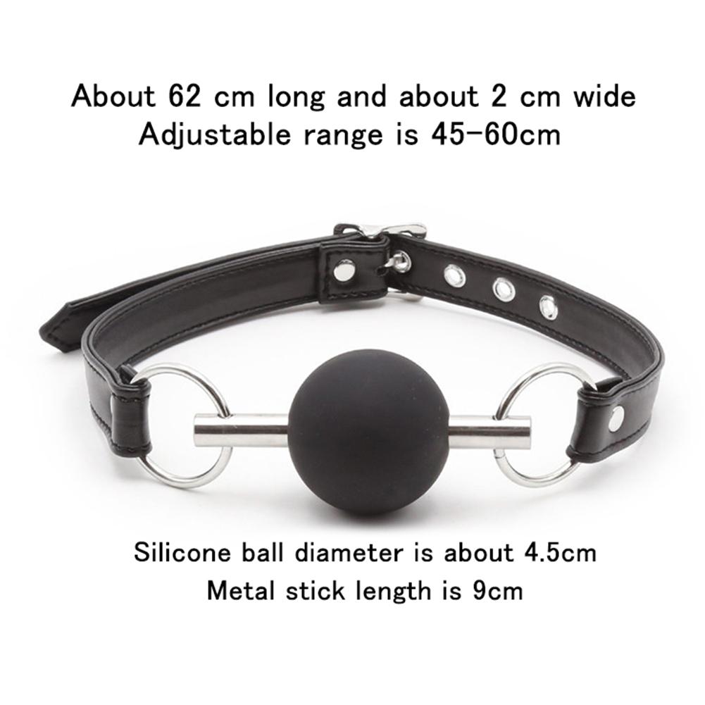 Ball Gag Silicone Adult SM Ball Gag Couples Games Sex Toys