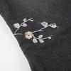Women's Pant  Botanical Floral Embroidery Slim Thin Spice Girls Fashion Retro Hundred Old Do Old Casual Flare Jeans