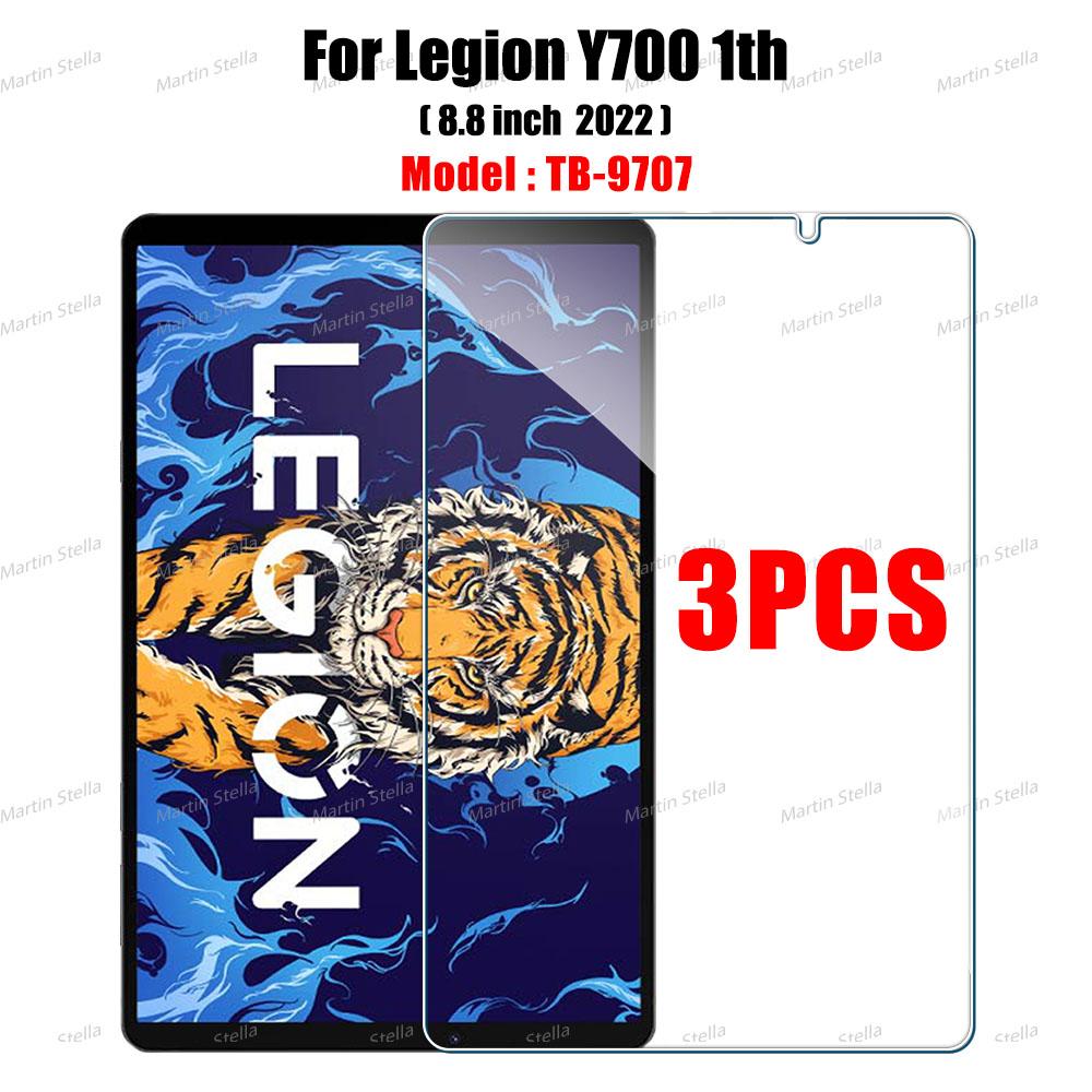 3PCS Tempered Glass Screen Protector for Legion Y700 2nd Generation 8.8 Inch 1st 2023 2022 TB-9707 TB-320 Tablet Film