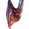 Aquarell Blume Viskose Hijab Schal Atmungsaktiv Weich Lang Mode Schals Kopftuch Paisley Muster Muslimische Hijabs Für Frauen