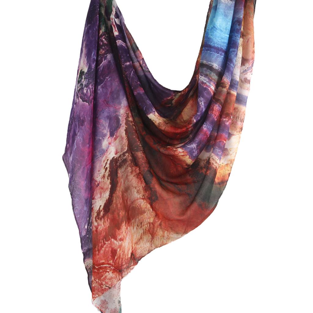 Aquarell Blume Viskose Hijab Schal Atmungsaktiv Weich Lang Mode Schals Kopftuch Paisley Muster Muslimische Hijabs Für Frauen