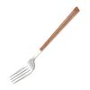 High Quality Stainless Steel Cutlery Flatware with Wooden Handle for Camping