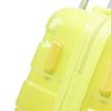 14"/20" 2-Piece PC Spinner Suitcase Set with Combination Lock & 14" Cosmetic Bag (Green)