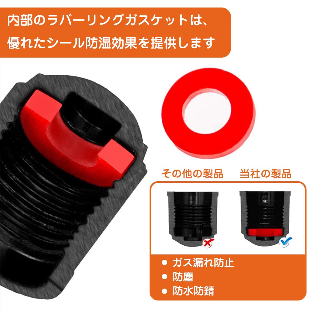 Air Valve Caps 15 Pack Tire Valve Caps with O Rubber Rings Car Air