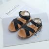20241 Sommer Neuer Stil Schnalle Strandschuhe Lässige Mode Sandalen Offene Zehen Weichsohle Prinzessin Schuhe Gladiator Kinderschuhe 21-30