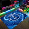 Everton Football Design Crystal Velvet Carpet Cozy Non?Slip Printed Rug For Bedroom Living Room Entrance