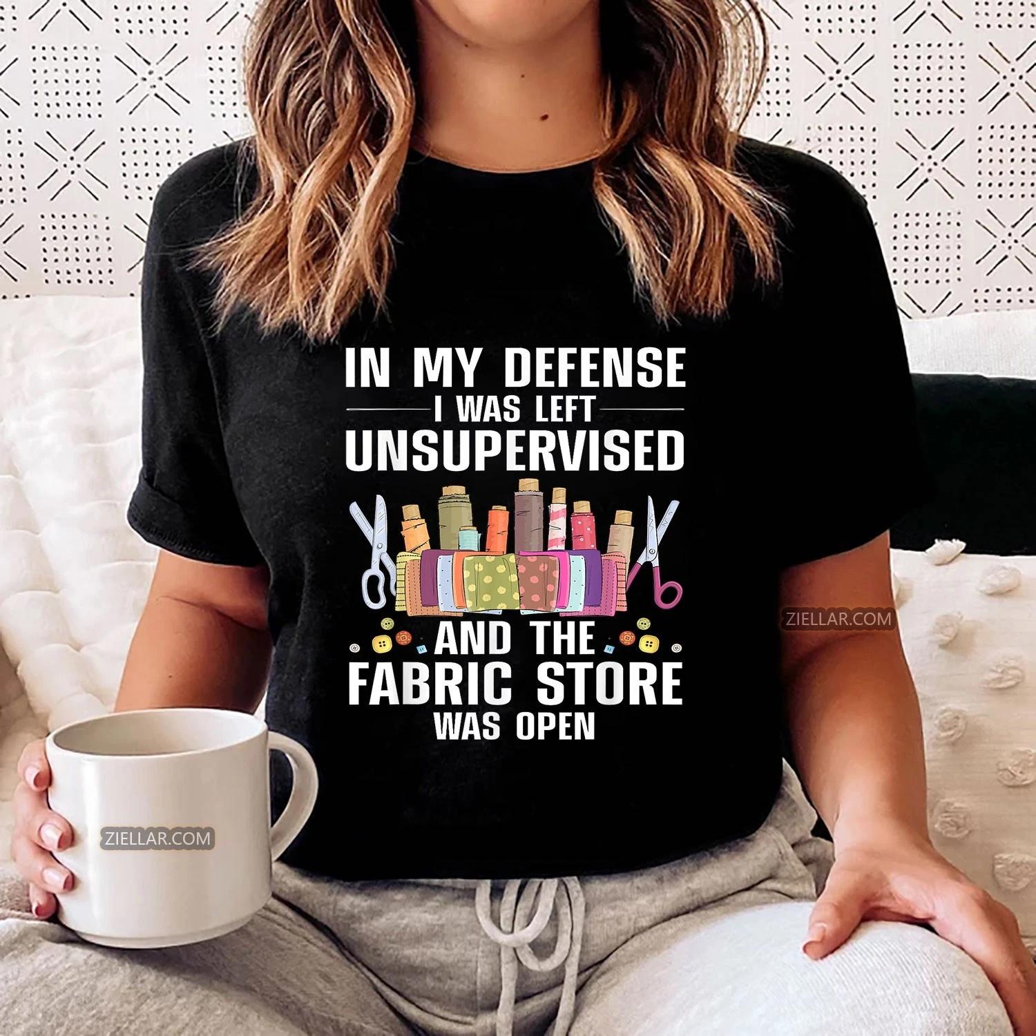 Funny Quilting T-shirt for Women and Girls Sewing Lover Gift Tee Unisex L