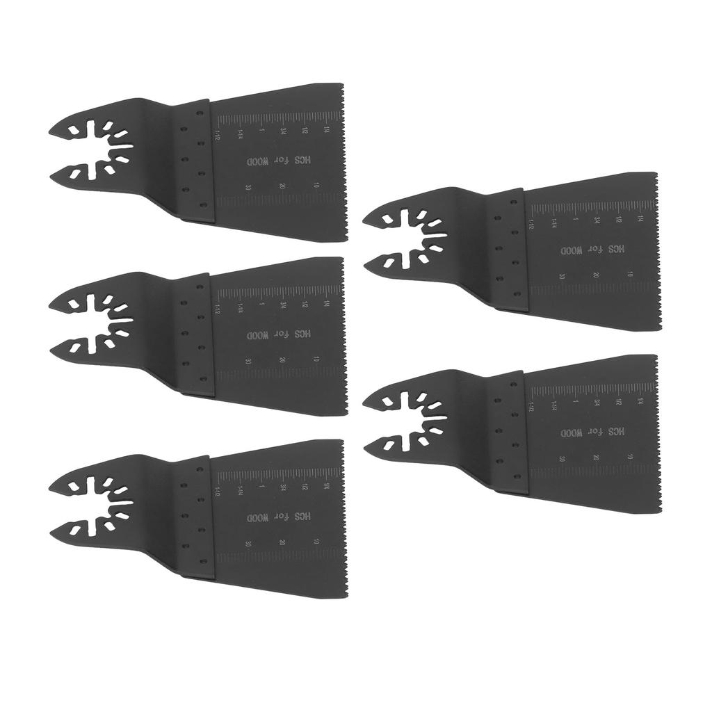 5 Pcs Oscillating Multitool Blade 65mm Multi Purpose Quick Release Tool Saw Blade for Wood Plastic