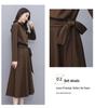 Elegant A-line Long Sleeve High Neck Dress with Bow Tie for Women - Spring/Autumn Collection