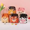 10pcs Paper Box Safari Birthday Favors Boxes Cartoon Jungle Animal Candy Box  Baby Shower