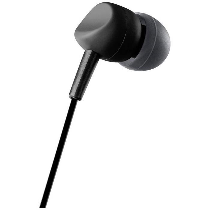 Écouteurs intra-auriculaires - HAMA - Kooky - Filaire - Suppression du bruit - Noir gris foncé