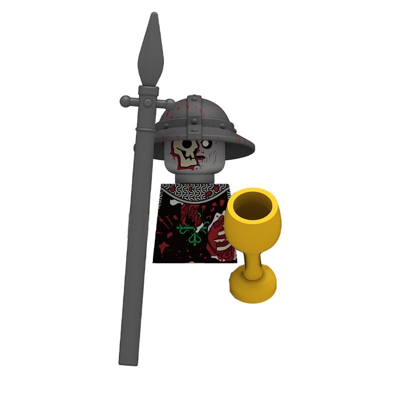 

Хоррор Хэллоуин Военный Ходячие мертвецы Солдат Фигурки Экшн Конструктор Армия Пехота Шлем Оружие Кирпичики Детская Игрушка Подарок