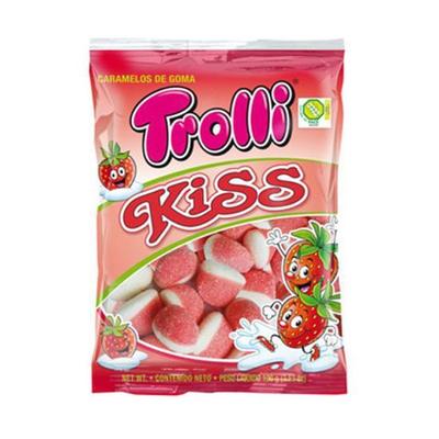 Trolley Strawberry Kiss Jelly 100g, Korean Snacks