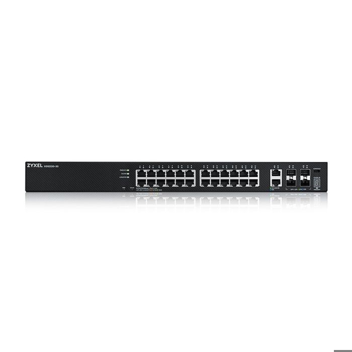 Switch - ZYXEL - XGS2220-30 - 24 Ports - 6 10G Uplink - L3 Access & Stacking
