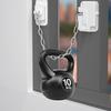 Adjustable Window Security Lock for Child Safety Ventilation Self Adhesive No Drilling Window Restrictor for Metal Wooden Sliding Window