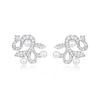 Monaco Vine Pearls Fashion Simple High-end Versatile Earrings Women's Silver AE15613XPL