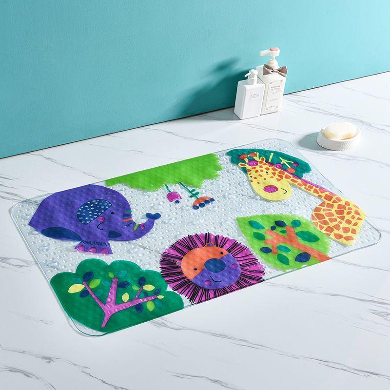 23 Pattern Cartoon Non-Slip Bathroom Mat PVC Bottom Suction Cup Shower Mat for Child Drainage Bath Pad Bathtub Mat Eco-friendly