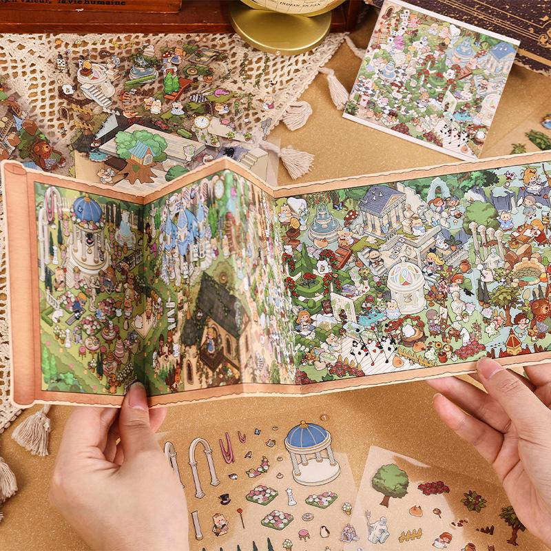 Fangdao Alice Fantasy Series DIY Landscape Stickers for Children