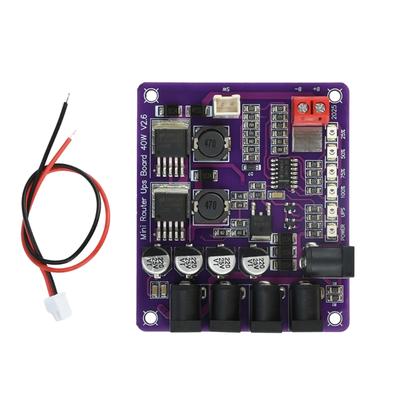 403S 40W Small Router Uninterruptible Power Supply Borad Battery Charging Board Supports 4 Channel Output Protective
