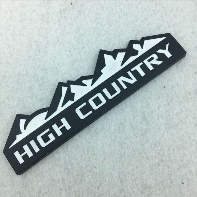 1pcs 3d Metal High Country Car Rear Emblem Badge Sticker For Fit