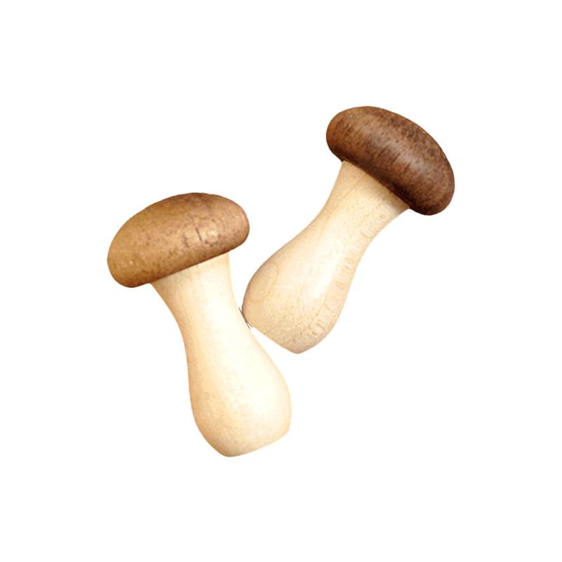 2 Pièces Support à Baguettes en Bois Champignon Mini Mignon Support à Baguettes Décoration de Maison Articles de Cuisine