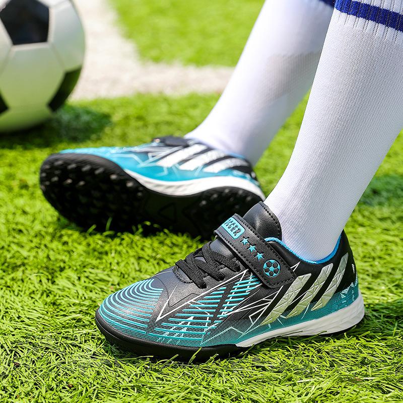 Children's Professional Football Shoes Broken Nail Sports Shoes Primary School Students Training Shoes Non-slip Football Shoes Factory Foreign Trade