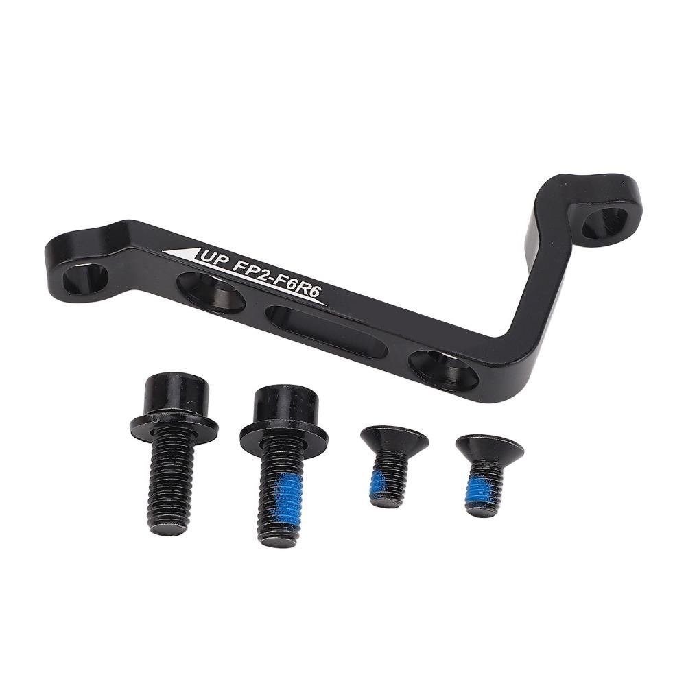 

Aluminium Alloy Disc Brake Adapter Black Easy Installation Post Mount to Flat Mount Disc Brake Adapter With Bolts CNC Machined