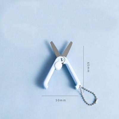 3Pcs New Mini Folding Scissors Scalable Multifunctional Stationery Portable Stainless Scissors Students
