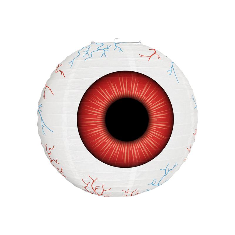 

Halloween Eyeball Lantern Decoration Theme Party Paper Lantern Room Decor Hanging Ornament Festive Holiday Home Party Supplies красный