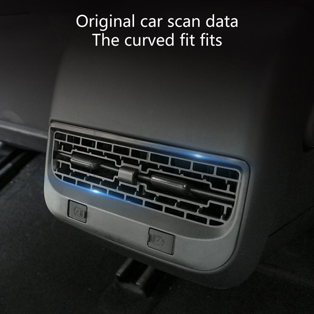 Rear Air Outlet Trim Cover Seats Air Outlet Protective Cover Interior Modification Accessories for Backseat