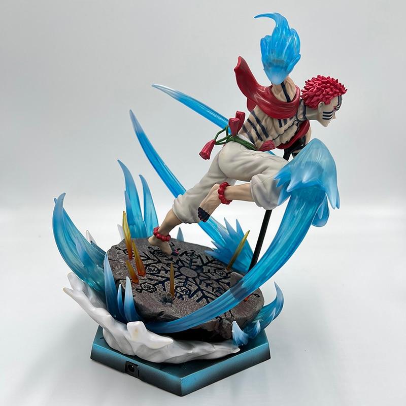 26cm Kimetsu Yaiba Akaza Anime Figure Kokushibou Demon Slayer Action Figure Agatsuma Zenitsu /Daki /Gyuutarou Figurine Doll Toy
