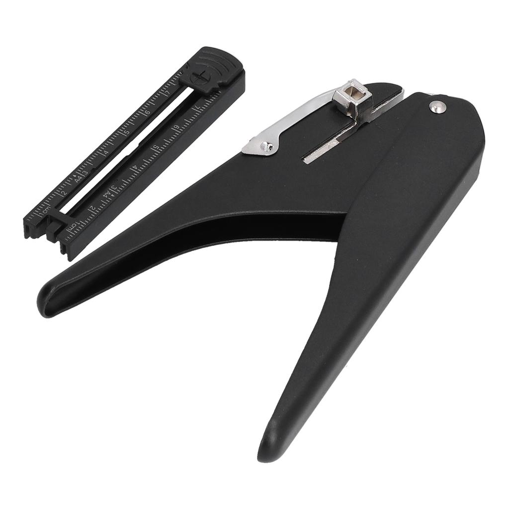 Paper Hole Punch Adjustable Hole Spacing Labor Saving Confetti Collection Design Punching Machine for Office