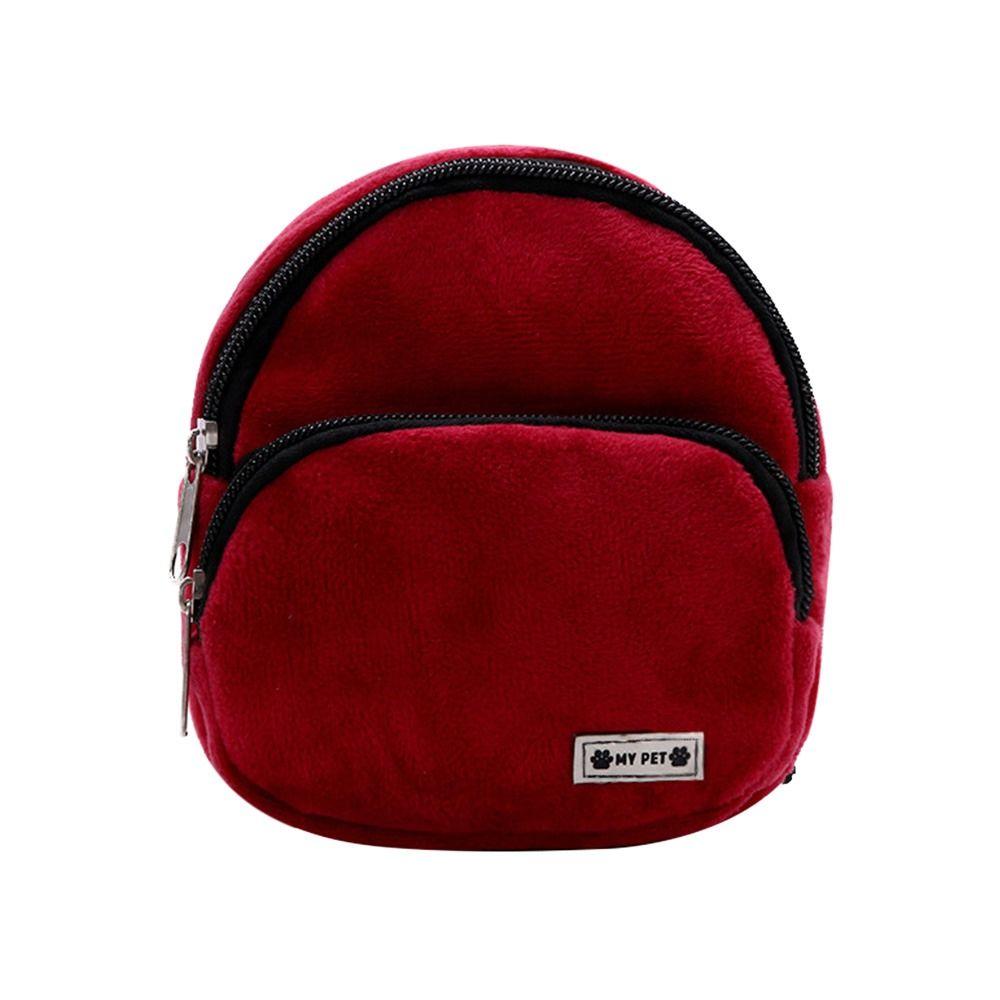 

Регульований портативний приладдя для котів Сумка для закусок для домашніх тварин Аксесуари для собак Рюкзак для домашніх тварин Рюкзак для собак вина червоного кольору
