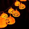 Halloween USB Rechargeable LED Pumpkin String Lights