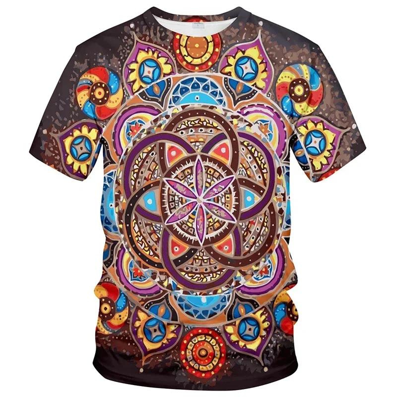 

Bright Colorful T-Shirt For Men 3D Printed Complex Patterns Cool Designs Tee Shirts Summer Casual Gym Short Sleeve Tops Tees XXS